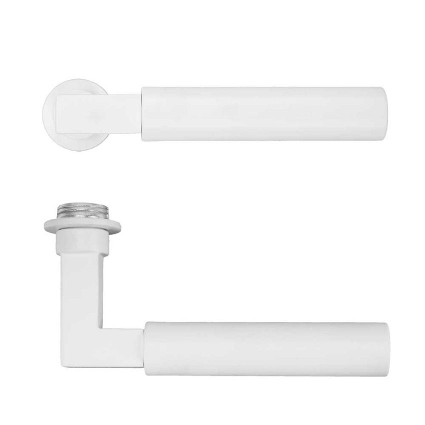Picture of Rosso Tecnica Garda Lever On Round Mini Rose- RT050-MINI-PCW