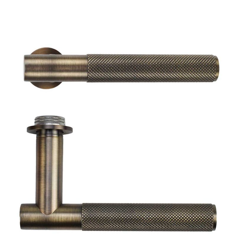 Picture of Rosso Tecnica Orta Lever On Round Mini Rose- RT060-MINI-AB
