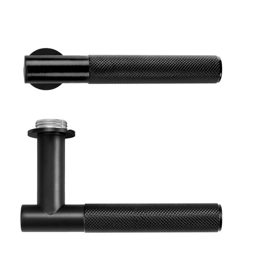 Picture of Rosso Tecnica Orta Lever On Round Mini Rose- RT060-MINI-PVDBLK