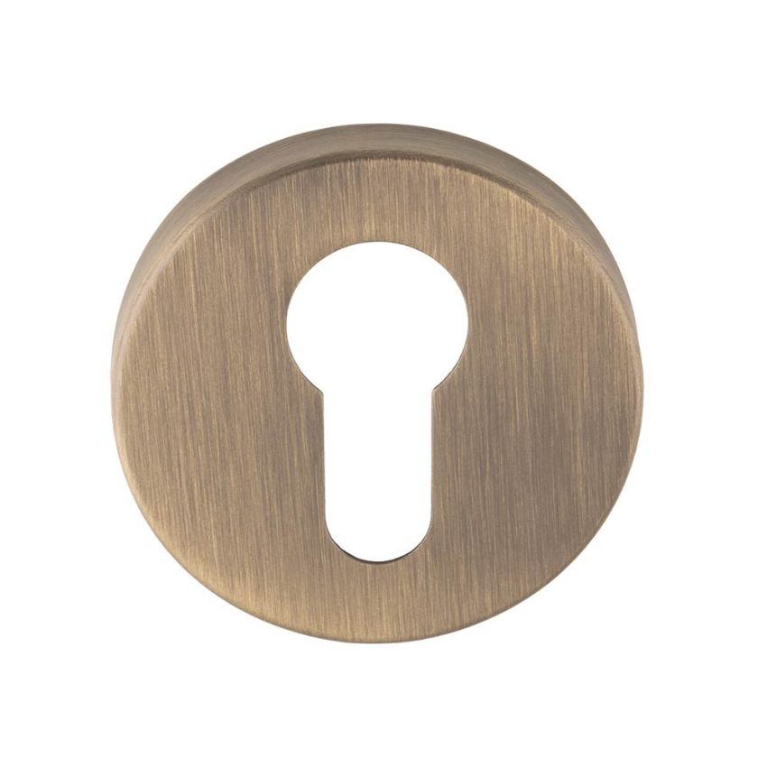 Picture of Stainless Steel Euro Escutcheon In Antique Brass - CSE1005AB
