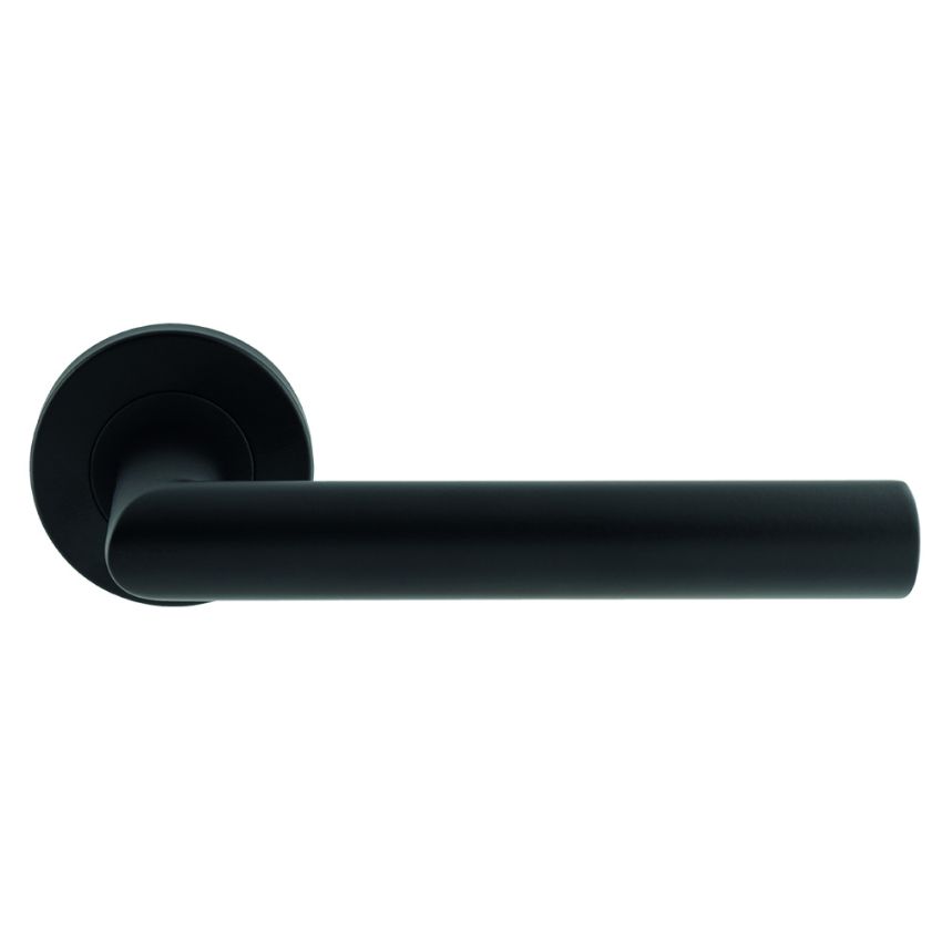 Picture of Treviri Mitred Round Bar Lever on Sprung Rose- CSL1192MB