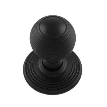 Delamain Reeded Mortice Door Knobs - DK37CMB