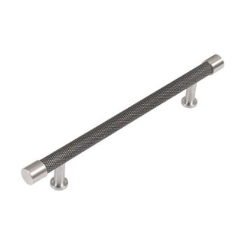 Immix Knurled Stainless Steel Cabinet Pull Handle 160mm Centres - IMX1001-S