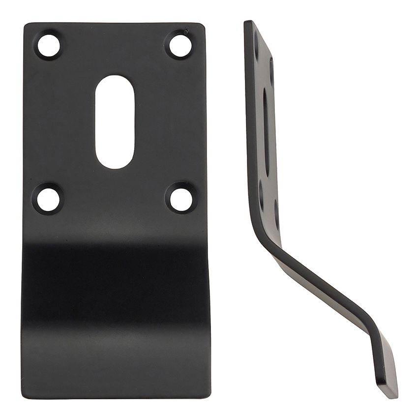 Standard Key Door Pull in a Powder Coat Black - ZAS20-PCB