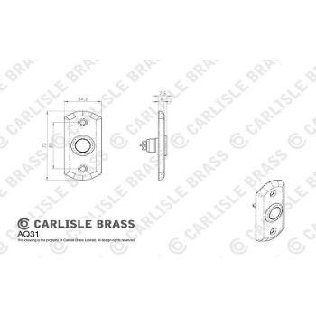 Picture of Radius Bell Push - AQ31PVD