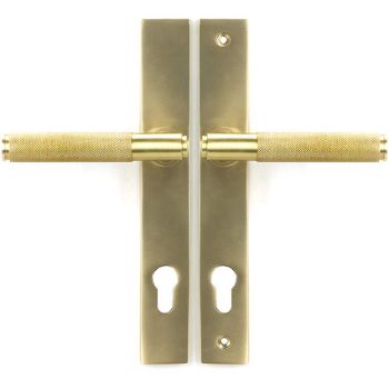 Picture of Satin Brass Brompton Slimline Lever Espag Lock Set - 50841