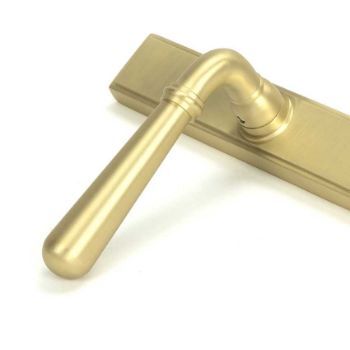 Picture of Satin Brass Newbury Slimline Lever Espag Lock Set - 50851