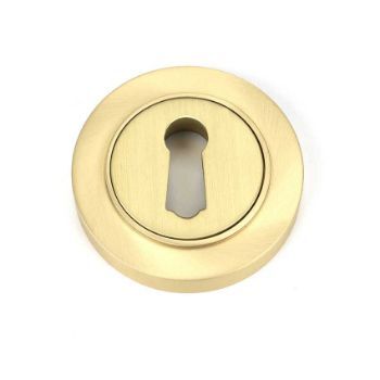Picture of Satin Brass Round Escutcheon - 50872