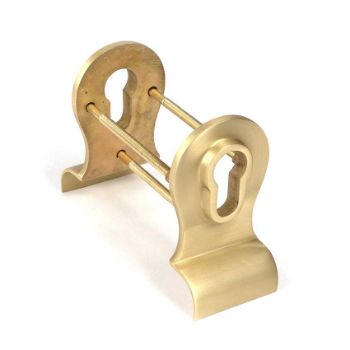 Picture of Satin Brass 50mm Euro Door Pull (Back to Back fixings) - 50899