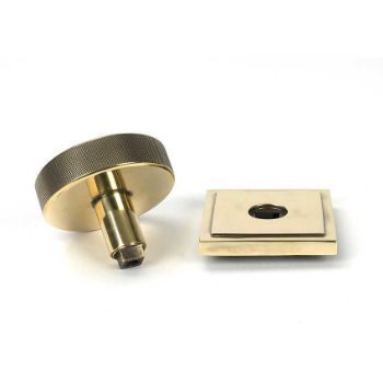 Picture of Aged Brass Brompton Centre Door Knob (Square) - 46737