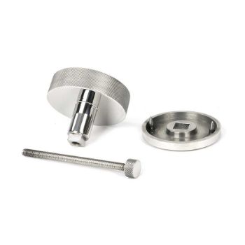 Picture of Polished Marine Stainless Steel (316) Brompton Centre Door Knob (Art Deco) - 46767