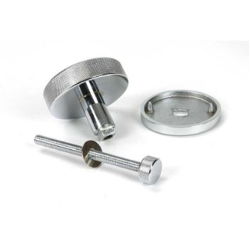 Picture of Polished Chrome Brompton Centre Door Knob (Beehive) - 46740