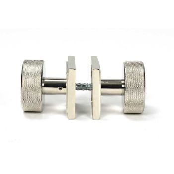 Picture of Polished Nickel Brompton Mortice/Rim Knob Set (Square) - 46785