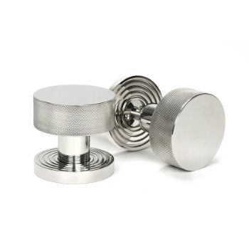 Picture of Polished Marine SS (316) Brompton Mortice/Rim Knob Set (Beehive) - 46808