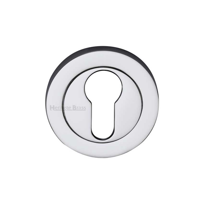 Picture of Euro Profile Cylinder Escutcheon in Polished Chrome Finish - RS2004-PC