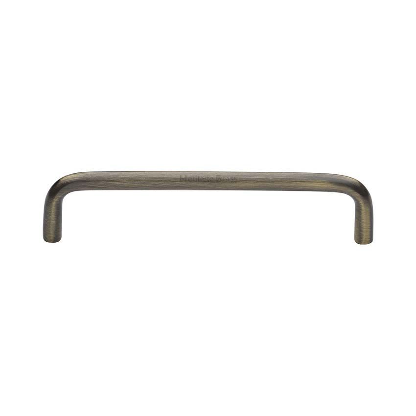 Picture of Traditional D Shaped Handle in Antique Brass Finish-C2155-AT