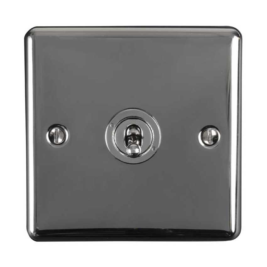 Picture of 1 Gang 10Amp 2Way Toggle Switch In Black Nickel - ENT1SWBN