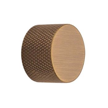 Picture of Eurolite Knurled Replacement Dimmer Knob In Antique Brass Finish - SPKDIMAB