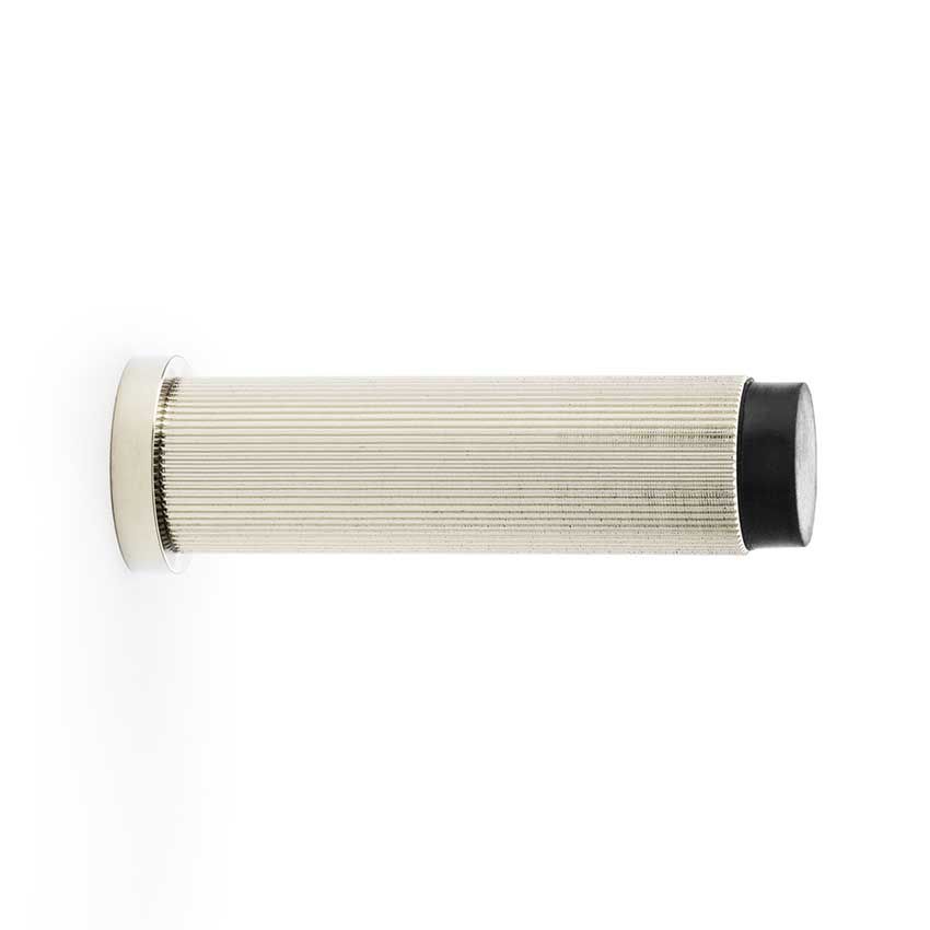Picture of Alexander and Wilks Reeded Projection Door Stop in Polished Nickel PVD - AW602-75-PNPVD