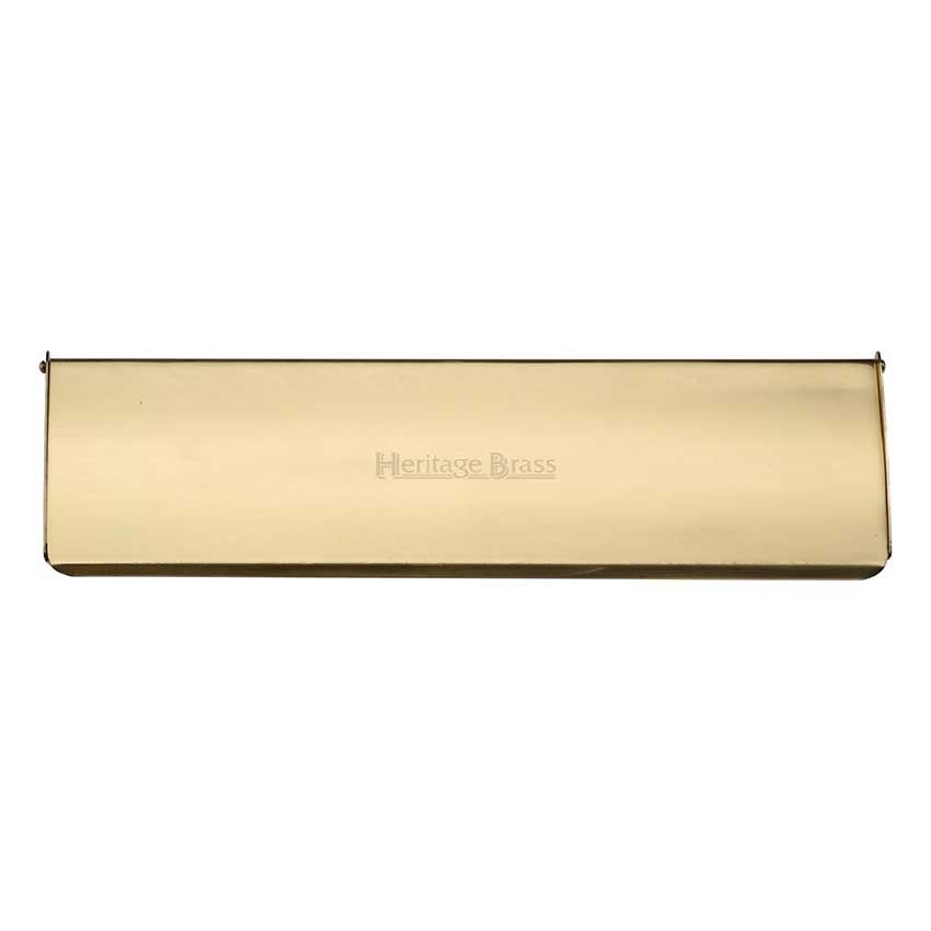 Picture of 280 x 83mm Polished Brass Letter Plate Tidy - V860-280-PB