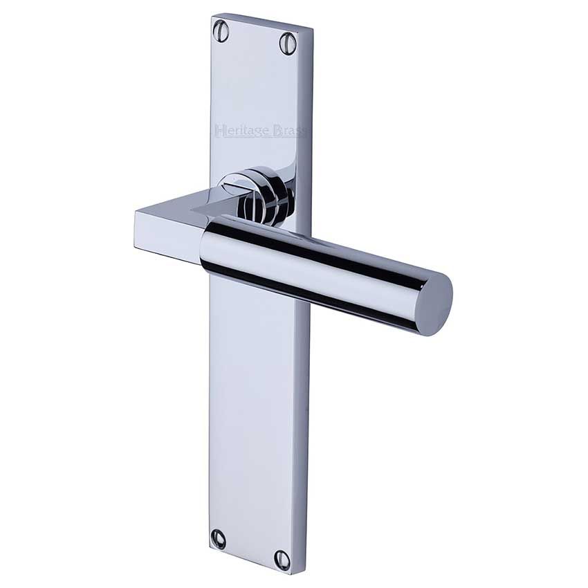 Picture of Bauhaus Door Handles In Polished Chrome Finish - VT6310-PC
