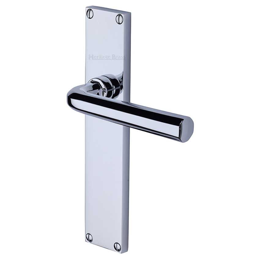 Picture of Octave Door Handles In Polished Chrome Finish - VT5910-PC-GP