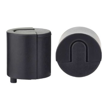Round Floor Mounted Door Stop - ZAS86PCB Picture of Round Floor Mounted Door Stop - ZAS86PCB