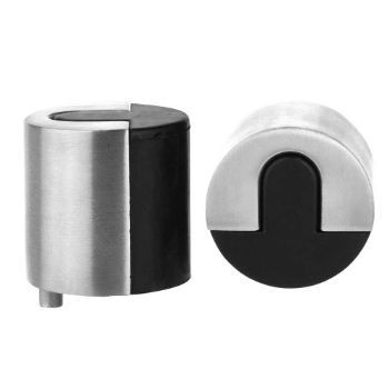 Round Floor Mounted Door Stop - ZAS86SS Picture of Round Floor Mounted Door Stop - ZAS86SS