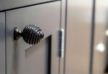 Picture of Black Twist Cupboard Knob - 33376