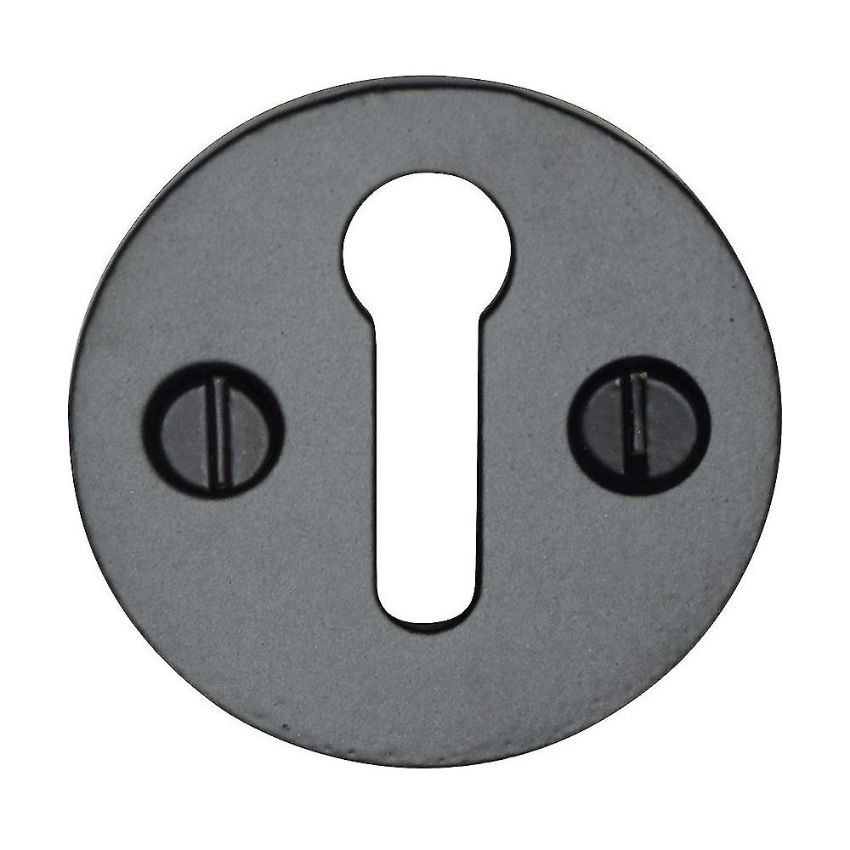 Picture of Round Open Escutcheon in Matt Black - V1010-BKMT