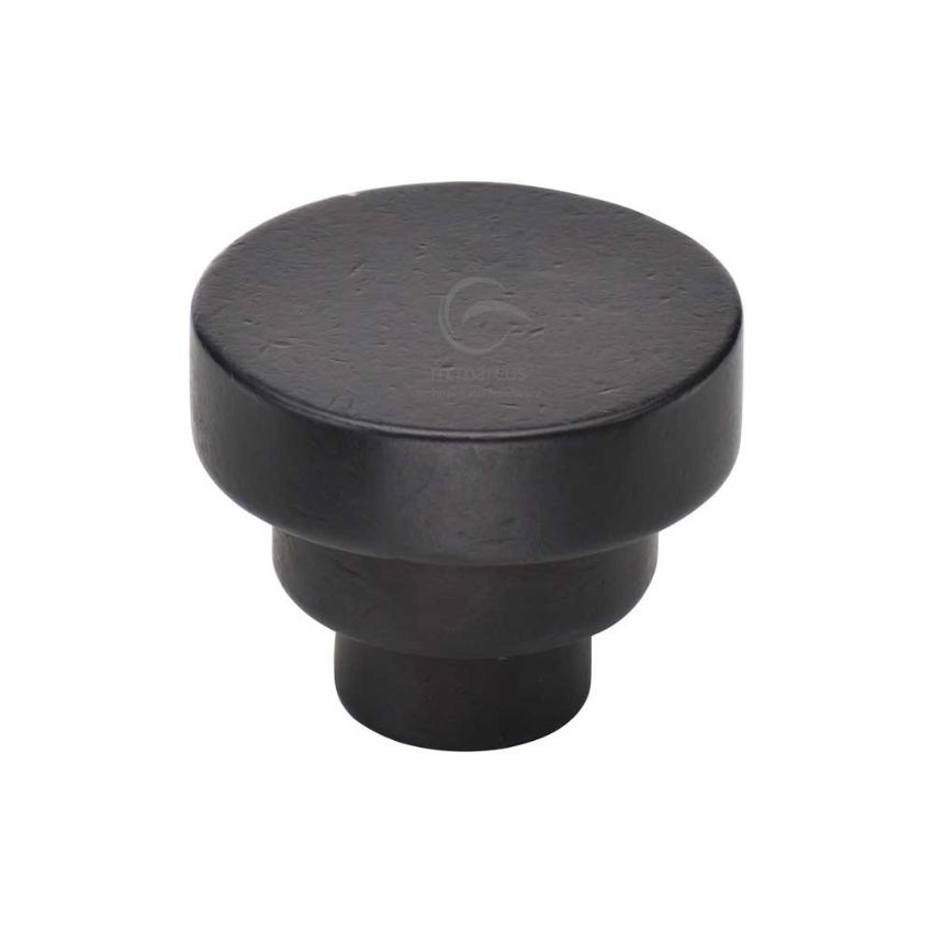 Picture of Rustic Bronze Cabinet Knob Round Stepped Design- RDB3624