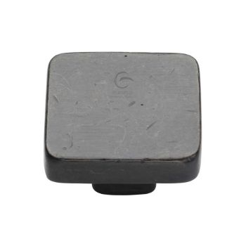 Picture of Rustic Dark Bronze Square Cabinet Knob - RDB3674