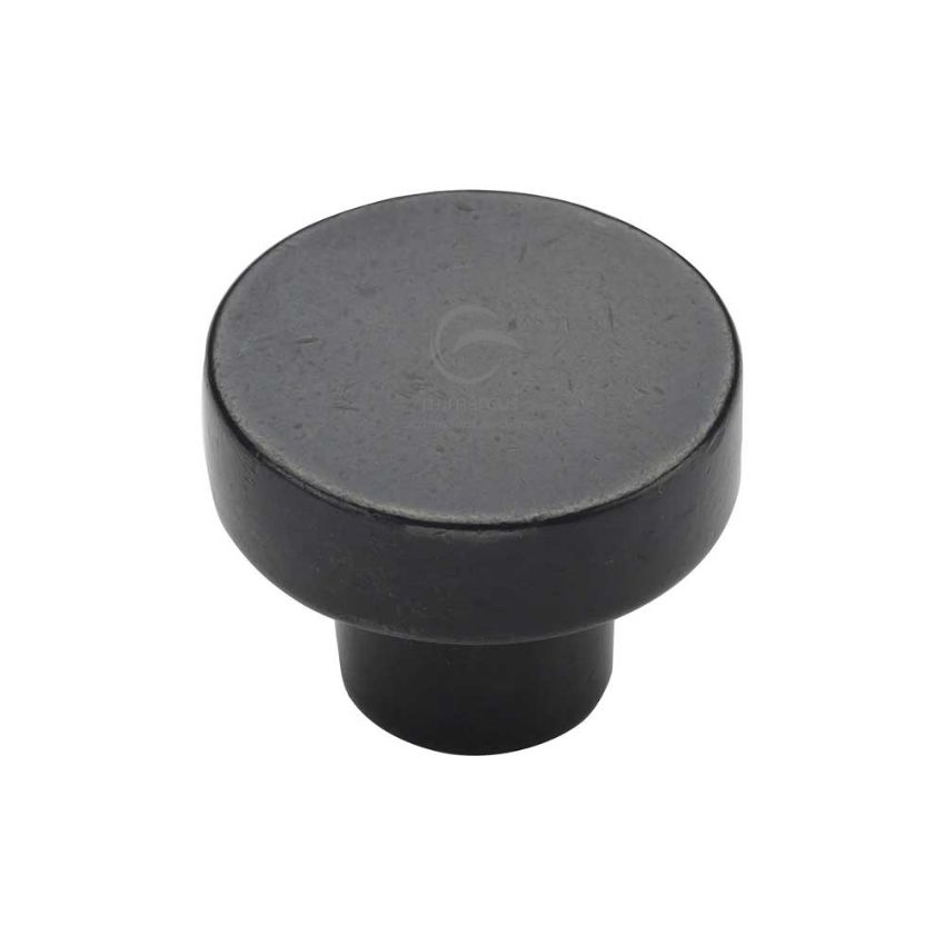 Picture of Rustic Bronze Round Disc Cabinet Knob - RDB3880