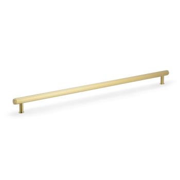 Picture of Reeded T-bar Cupboard Pull Handle in Satin Brass PVD - AW809R-SBPVD