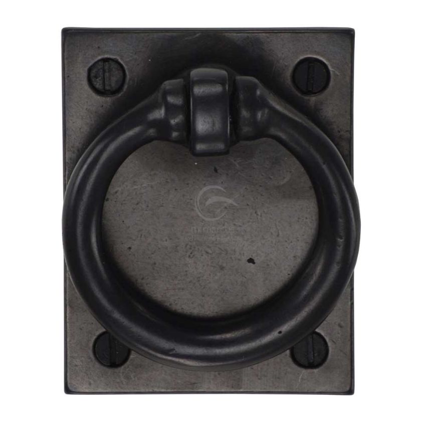 Picture of Rustic Bronze Ring Drop Pull On Plate- RDB6367