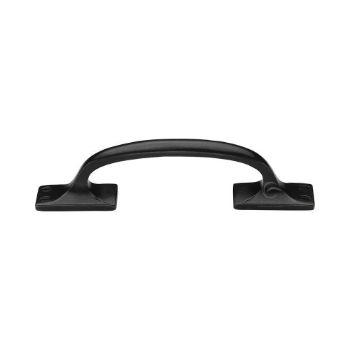 Rustic Dark Bronze Offset Cabinet Pull Handle - RDB1145 Picture of Rustic Dark Bronze Offset Cabinet Pull Handle - RDB1145