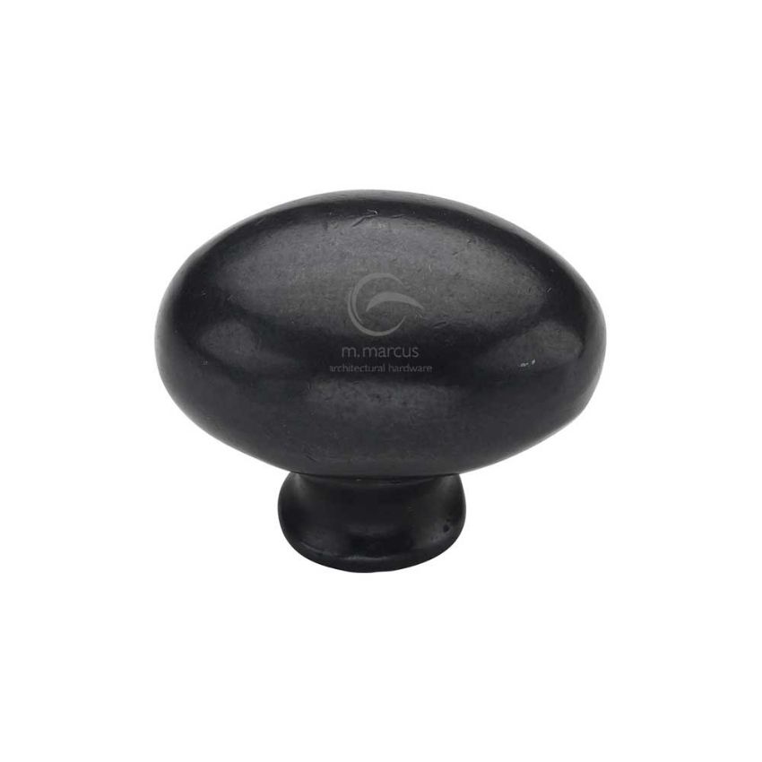 Picture of Rustic Dark Bronze Oval Cabinet Knob - RDB118