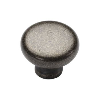 Picture of Rustic Pewter Round Cabinet Knob - RPW117