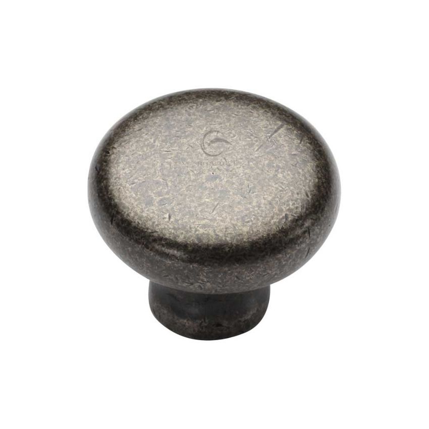 Picture of Rustic Pewter Round Cabinet Knob - RPW117
