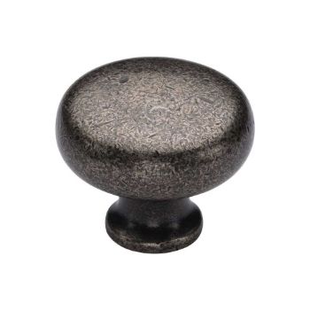Picture of Rustic Pewter Round Cabinet Knob - RPW117