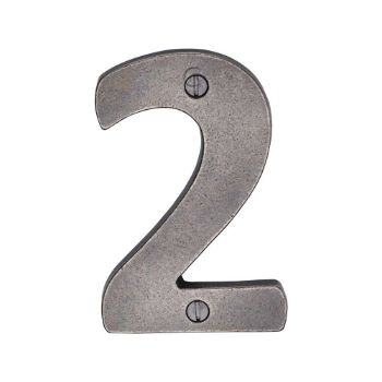 Picture of Rustic Pewter Numerals- RPW351