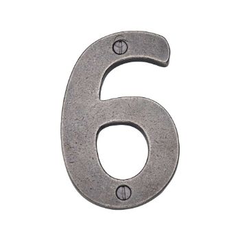 Picture of Rustic Pewter Numerals- RPW351