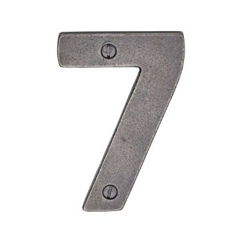Picture of Rustic Pewter Numerals- RPW351