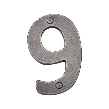 Picture of Rustic Pewter Numerals- RPW351