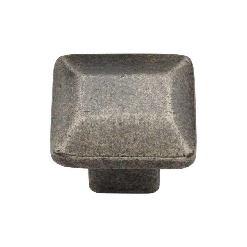 Picture of Rustic Pewter Trapezoid Cabinet Knob - RPW3625