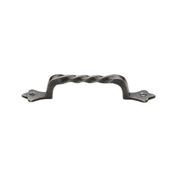 Picture of Rustic Pewter Twist Design Cabinet Pull Handle - RPW370