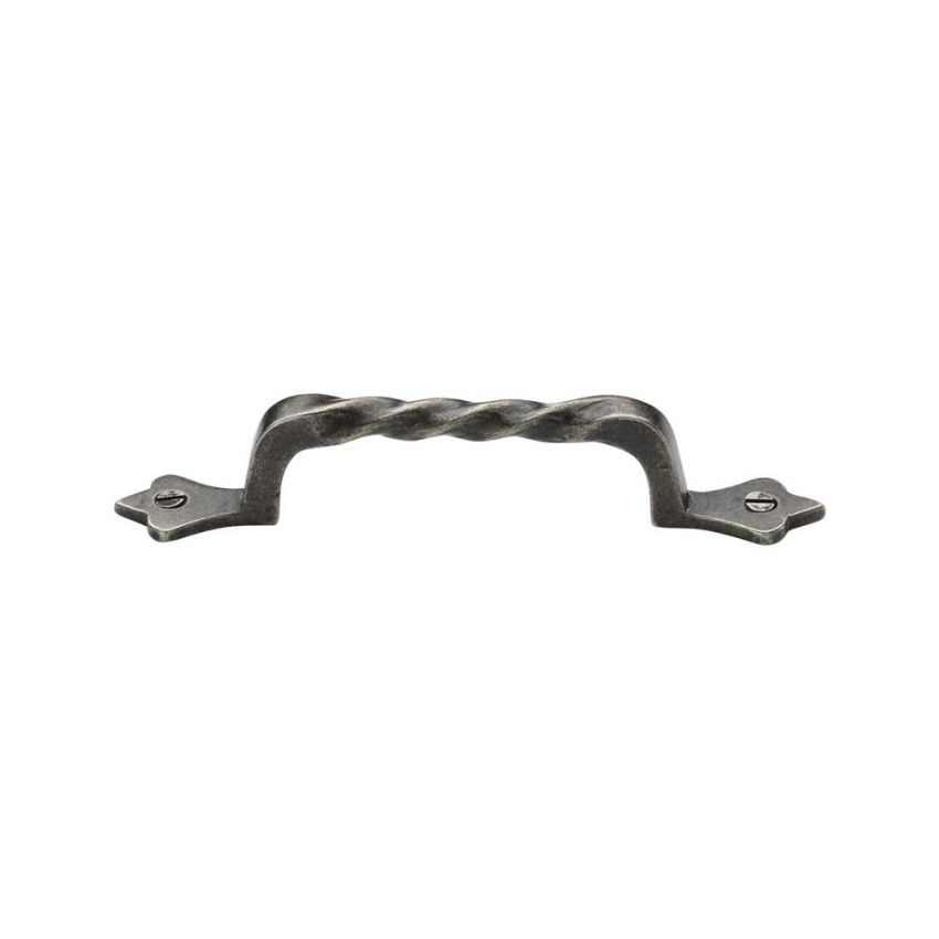 Picture of Rustic Pewter Twist Design Cabinet Pull Handle - RPW370