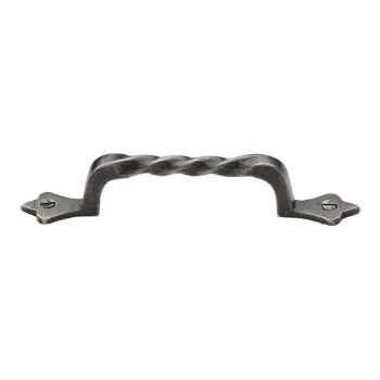 Picture of Rustic Pewter Twist Design Cabinet Pull Handle - RPW370