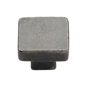 Rustic Pewter Square Cabinet Knob - RPW3674 Picture of Rustic Pewter Square Cabinet Knob - RPW3674