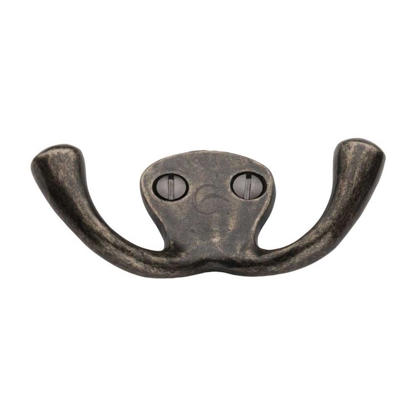Picture of Rustic Pewter Double Coat Hook - RPW386